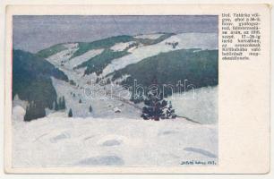 Dol. Tatárka völgye, ahol a 30. honvéd gyalogezred, felmorzsolása árán, az 1916. szept. 17-26-ig tartó harcaiban, az oroszoknak Kirlibabába való betörését megakadályozta. A m. kir. 30. honvéd gyalogezred özvegy- és árvaalapja javára kiadja a 30. honvéd pótzászlóalj ezredtört. csoportja / WWI Austro-Hungarian K.u.K. military art postcard s: Juszkó (EK)