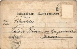 1900 Szávaszentdemeter, Mitrovice, Mitrovitz an der Save, Sremska Mitrovica; Serbische Schule, Graf ...