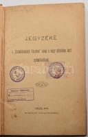 Bereczki Máté: Gyümölcsészeti vázlatok. I. kötet: Jegyzéke a "Gyümölcsészeti Vázlatok" mind a négy kötetében leírt gyümölcsöknek. Arad, 1887., Gyulai István, 508+2 p. Átkötött félvászon-kötés, márványozott lapélekkel, kopott, foltos borítóval, a borítón címkével, régi intézményi bélyegzésekkel.