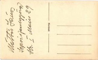 Mattis Teutsch János egyik alkotása, hátoldalon a művész neve és címe saját kezű írásával (?) photo