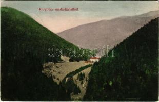 1910 Koritnyica, Korytnica; látkép madártávlatból. Komor Testvérek kiadása / general view (EK)