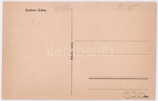 Léva, Levice; Állami tanítóképző, szőlő. Schulcz kiadása / teachers' training institute, vineya...