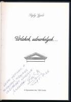 Sághy Gyula: Úrlakok, udvarhelyek... Számozott (581./600), szerző által dedikált példány! H.n., 2005...