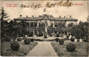 1910 Budapest XII. Vöröskereszt Erzsébet Kórház. Ádám H. kiadása (fl)