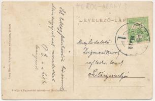 1915 Mezőméhes, Mihesu de Campie (Maros); Sófalvi Illyés Albert udvarháza, állami népiskola, gróf Bé...