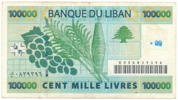 Libanon 2004. 100.000L T:F Lebanon 2004. 100.000 Livres C:F Krause P#89