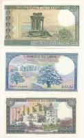 Libanon 1987-1988. 50L - 250L (3xklf) T:UNC-AU
Lebanon 1987-1988. 50 Livres - 250 Livres (3xdiff) C...