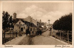 Szentendre, Dumtsa Jenő utca, Somló Sándor vendéglője. Hangya szövetkezet kiadása (EK)