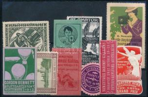 Régi magyar levélzáró összeállítás stecklapon