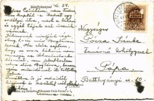 1941 Bánffyhunyad, Huedin; Fő tér, templom, piac / main square, church, market + "BESZTERCE - B...