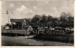 1932 Kisbag (Bag), Kisbagi STOP! autócsárda, automobilok (EB)