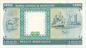 Mauritánia 1989. 1000O "Z 015 46689" T:UNC hullámos papír
Mauritania 1989. 1000 Ouguiya &...