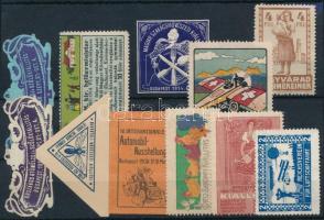 Régi magyar levélzáró tétel stecklapon