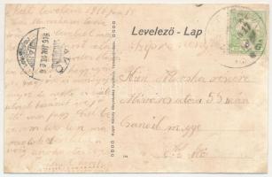 1916 Nagybodófalva, Bodófalva, Bodo; Református templom, községháza, vízesés. Kugel Károly fényképés...