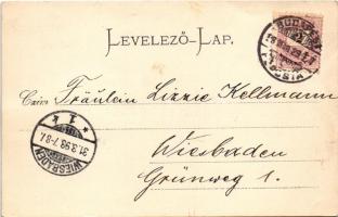 1898 Erdélyi szásznő / Sächsin aus Siebenbürgen. Stengel &amp; Co. (Dresden) Ser III. No. 6037. ...