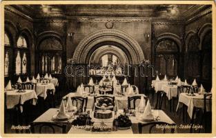 Budapest VII. Debrecen étterem, Szabó Lajos étterme, belső részlet. Rákóczi utca 88. (EM)