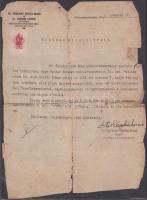 cca 1900-1940 Vegyes okmánybélyeg tétel, 9 okmány: 30 f. (1+2 db), , 20 f., 1 K (3 db), 80 f (2 db),...