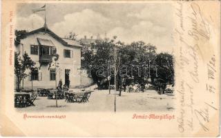 1899 Pomáz, Pomáz-Marglitliget; Hornicsek vendéglő, étterem. Divald Károly 153. sz. (EB)