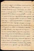 1918 Szatmár, Steuer Ábrahám rabbi, saját kezű levele fiának fejléces papírján / Satu Mare Ábrahám S...