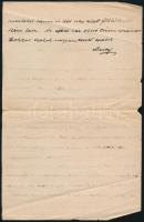 1917 Szatmár, Steuer Ábrahám rabbi, saját kezű levele fiának borítékkal / Satu Mare Ábrahám Steuer r...