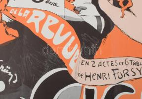 Jules-Alexandre Grün (1868-1938): La Cigale, modern reprint plakát, Antik Print, Amsterdam kiadása. ...