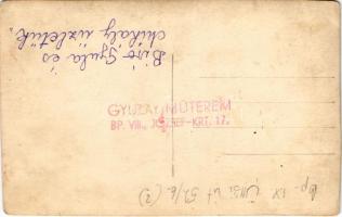 Budapest IX. Bíró Gyula és Mihály miniatűr cukrászüzeme. Üllői út 52 (?). Gyulay műterem photo (vágo...