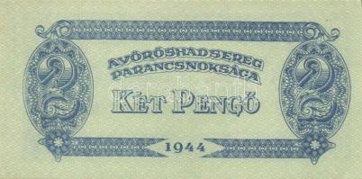 1944. "A Vörös Hadsereg Parancsnoksága" 2P (5x), 5P (5x) T:I,II+