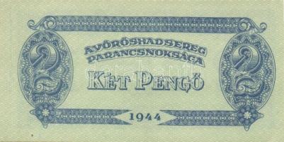 1944. "A Vörös Hadsereg Parancsnoksága" 2P (5x), 5P (5x) T:I,II+