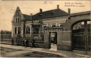 1915 Szászváros, Broos, Orastie; Ev. Pfarrhaus / Evangélikus paplak / Lutheran parsonage (EK)