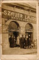 Budapest VIII. Özv. Szauer Lajosné vendéglője, étterem bejárata. Teleki tér 21. photo (EB)