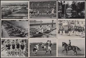 1936 Berlini olimpia gyűjtőképek (Sammelwerk Nr. 14. Olympia 1936 - Band II), összesen 40 db, 9x12 c...