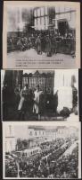 1919 Cserni József vörösterrorista és társai pere, a magyar Vörös Hadsereg a Felvvidéken, 4 db azonosításra váró fotó a Tanácsköztársaság idejéből. Későbbi nagyítás 18x12 cm, 24x18 cm
