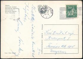 1960 Sós Károly (1909-1991) labdarúgó, edző és szövetségi kapitány autográf képeslapja Sívó Emil ren...