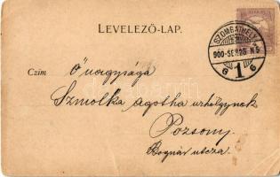 1900 Szombathely, Nagytemplom, székesegyház belső. Knebel cs. és kir. udvari fényképész (EB)