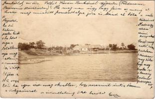 1901 Szombathely (?), vízpart. photo (fl)