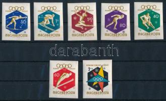 1960 Téli olimpia vágott sor (**4.000)