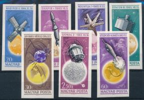 1965 Az űrkutatás eredményei vágott sor (3.000)