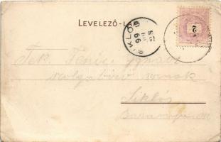 1899 Tihany, Tihanyi öböl. Bruchsteiner és fia litho (EB)