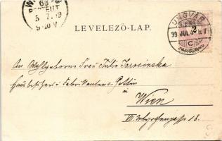 1899 Ungvár, Uzshorod, Uzhhorod, Uzhorod; híd, Ung partja. Székely és Illés kiadása / bridge, Uzh ri...