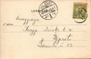 1903 Tolna, Fő tér, Bloch Sándor üzlete. Strasser Fülöp kiadása (EK)