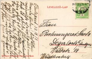 1913 Budapest XI. Krompecher-Schulek villa, Dr. Krompecher Ödön lakóháza, tervezte Schulek János. Mé...