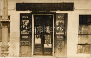 Budapest X. Kőbánya, Sipos Ferenc vendéglője. photo (vágott / cut)