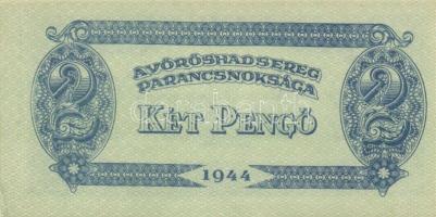1944. "A Vörös Hadsereg Parancsnoksága" 2P (5x), 5P (5x) T:I,II+