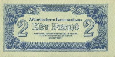 1944. "A Vörös Hadsereg Parancsnoksága" 2P (5x), 5P (5x) T:I,II+