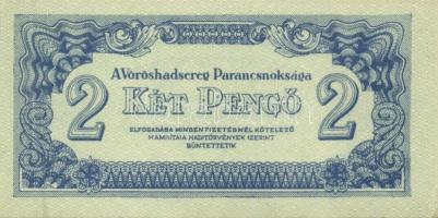 1944. "A Vörös Hadsereg Parancsnoksága" 2P (5x), 5P (5x) T:I,II+