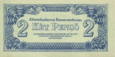 1944. "A Vörös Hadsereg Parancsnoksága" 2P (5x), 5P (5x) T:I,II+