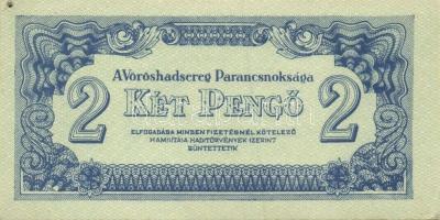 1944. "A Vörös Hadsereg Parancsnoksága" 2P (5x), 5P (5x) T:I,II+