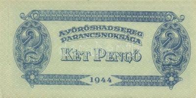 1944. "A Vörös Hadsereg Parancsnoksága" 2P (5x), 5P (5x) T:I,II+