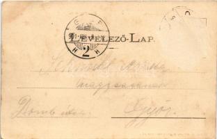 1901 Újvidék, Novi Sad; Fő tér, városháza. Singer József udvari fényképész kiadása / main square, to...