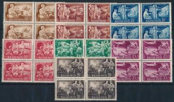 1951 Az Ötéves terv eredményei sor 4-es tömbökben (8.800)